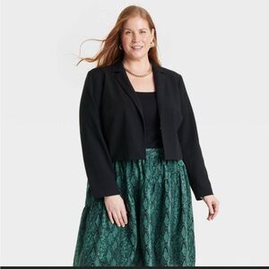NWT Ava & Viv Black Blazer size 1X